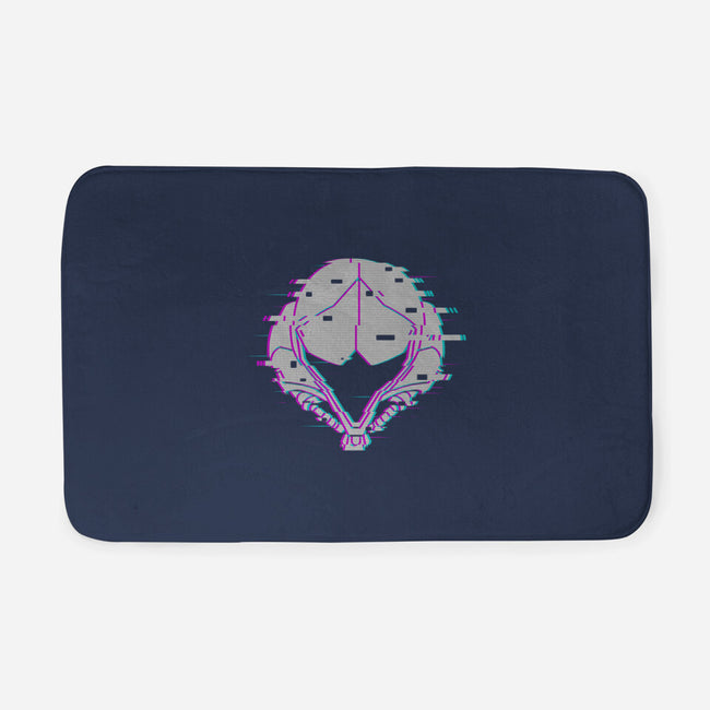 Glitch Samus-none memory foam bath mat-shirox