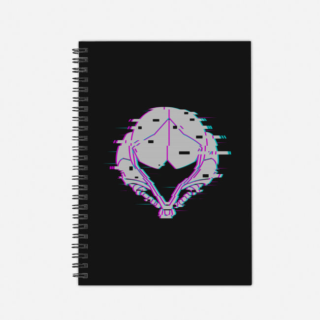 Glitch Samus-none dot grid notebook-shirox