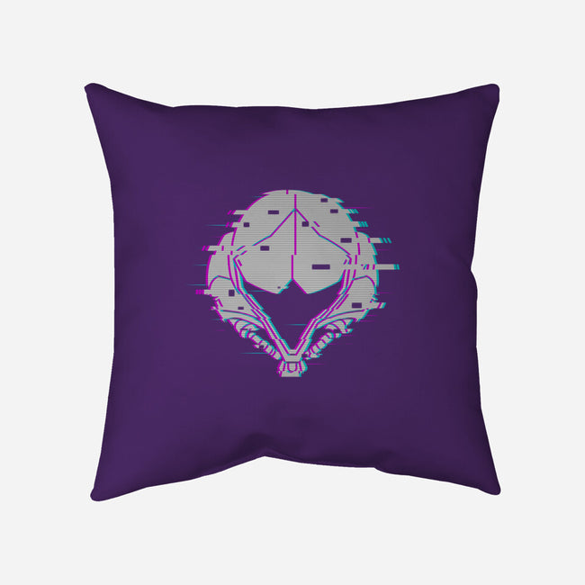 Glitch Samus-none removable cover w insert throw pillow-shirox