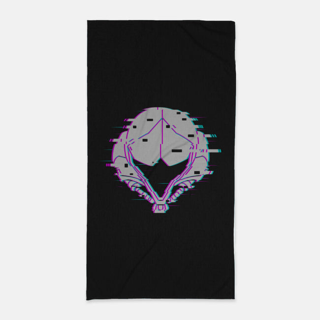 Glitch Samus-none beach towel-shirox