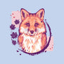 Fox Painting-none glossy sticker-xMorfina