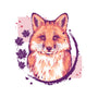 Fox Painting-none removable cover w insert throw pillow-xMorfina