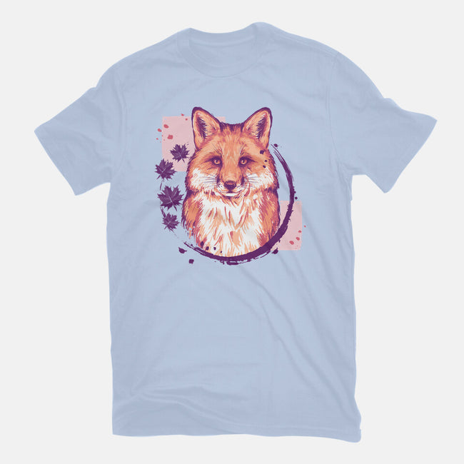 Fox Painting-womens basic tee-xMorfina