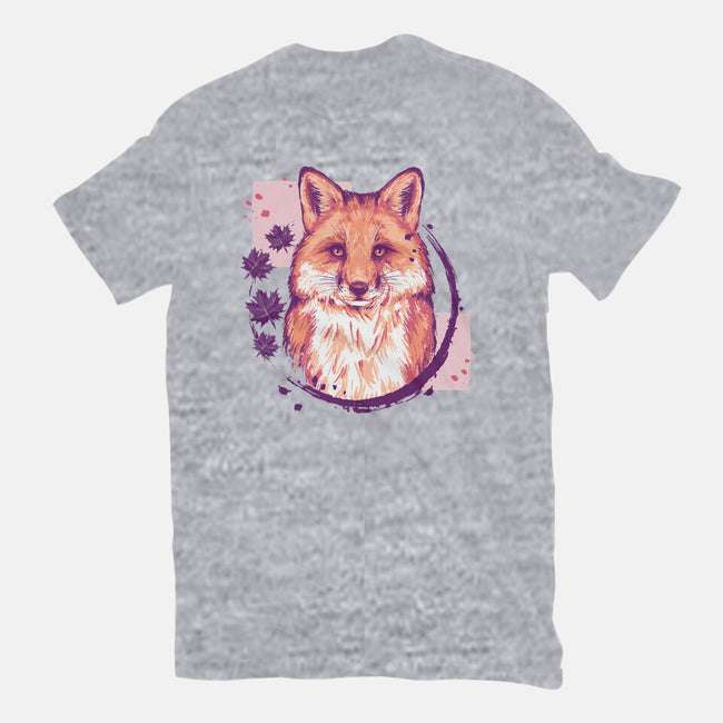 Fox Painting-womens basic tee-xMorfina