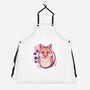 Fox Painting-unisex kitchen apron-xMorfina