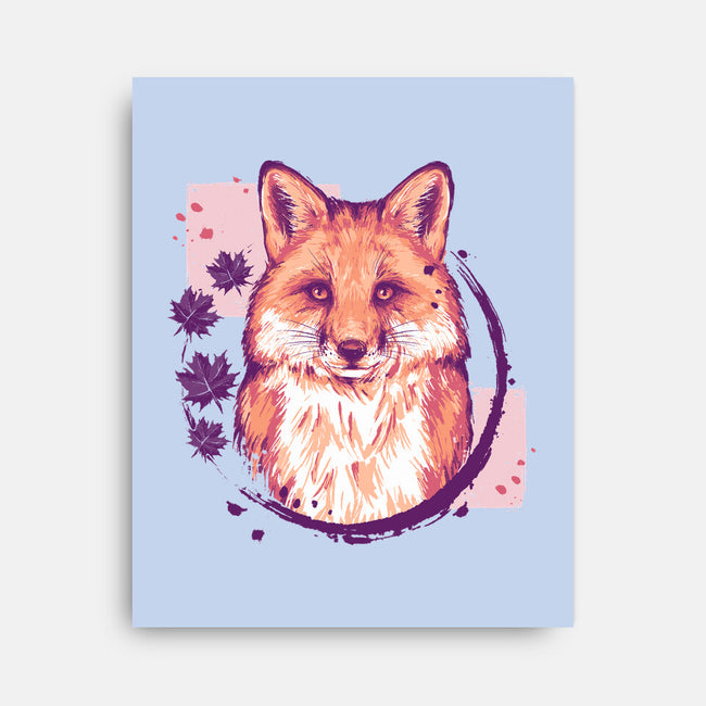 Fox Painting-none stretched canvas-xMorfina