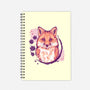 Fox Painting-none dot grid notebook-xMorfina
