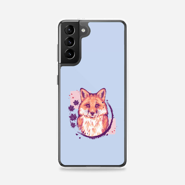 Fox Painting-samsung snap phone case-xMorfina