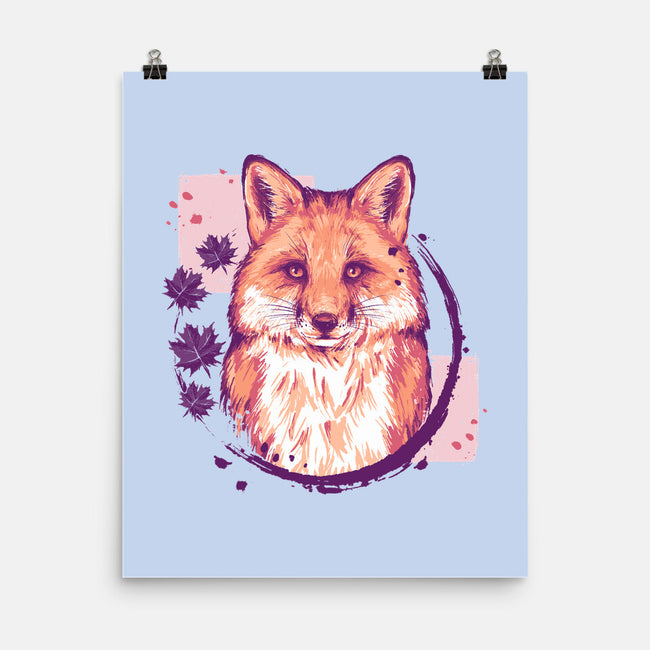 Fox Painting-none matte poster-xMorfina