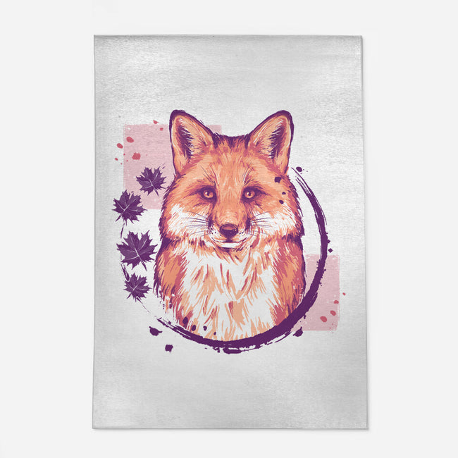 Fox Painting-none outdoor rug-xMorfina