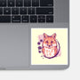 Fox Painting-none glossy sticker-xMorfina