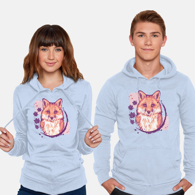 Fox Painting-unisex pullover sweatshirt-xMorfina