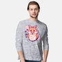 Fox Painting-mens long sleeved tee-xMorfina