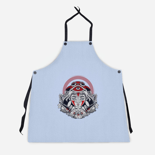 Tribal Warrior Princess-unisex kitchen apron-Vamp Dearie