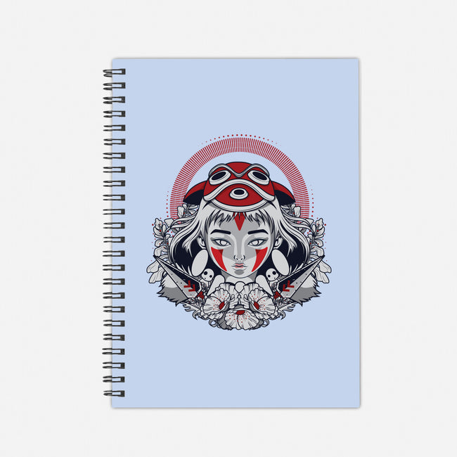 Tribal Warrior Princess-none dot grid notebook-Vamp Dearie
