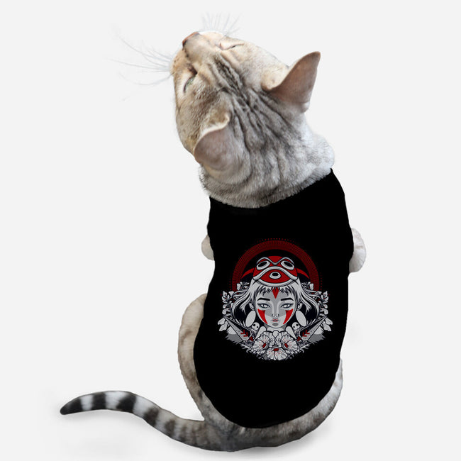 Tribal Warrior Princess-cat basic pet tank-Vamp Dearie