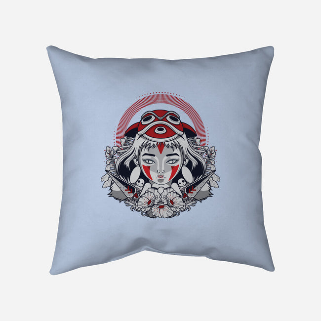 Tribal Warrior Princess-none removable cover throw pillow-Vamp Dearie