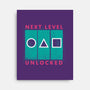 Next Level Unlocked-none stretched canvas-Lorets