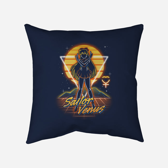 Retro Venus Guardian-none removable cover w insert throw pillow-Olipop