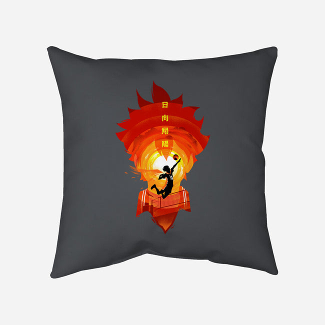 The Strongest Shoyo-none removable cover throw pillow-hypertwenty