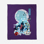 Giyu Tomioka Negative Space-none fleece blanket-SwensonaDesigns