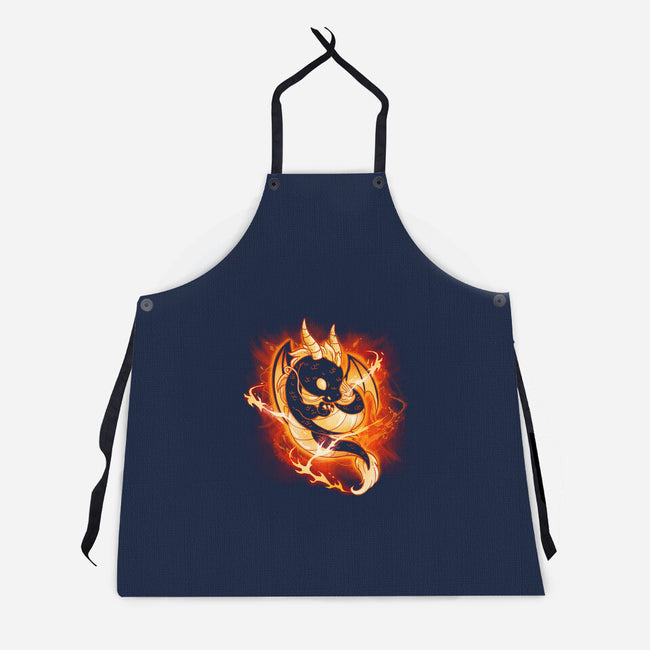 Dragon Fire-unisex kitchen apron-Vallina84
