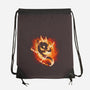 Dragon Fire-none drawstring bag-Vallina84