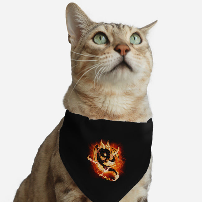 Dragon Fire-cat adjustable pet collar-Vallina84