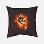 Dragon Fire-none removable cover w insert throw pillow-Vallina84