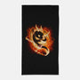 Dragon Fire-none beach towel-Vallina84