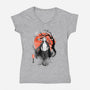 Mikey Ink-womens v-neck tee-IKILO
