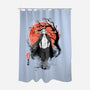 Mikey Ink-none polyester shower curtain-IKILO