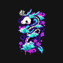 Cyber Ghost Dragon-none removable cover w insert throw pillow-NemiMakeit
