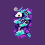 Cyber Ghost Dragon-none removable cover w insert throw pillow-NemiMakeit