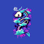 Cyber Ghost Dragon-none removable cover w insert throw pillow-NemiMakeit