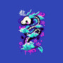 Cyber Ghost Dragon-unisex zip-up sweatshirt-NemiMakeit