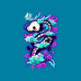 Cyber Ghost Dragon-none removable cover w insert throw pillow-NemiMakeit