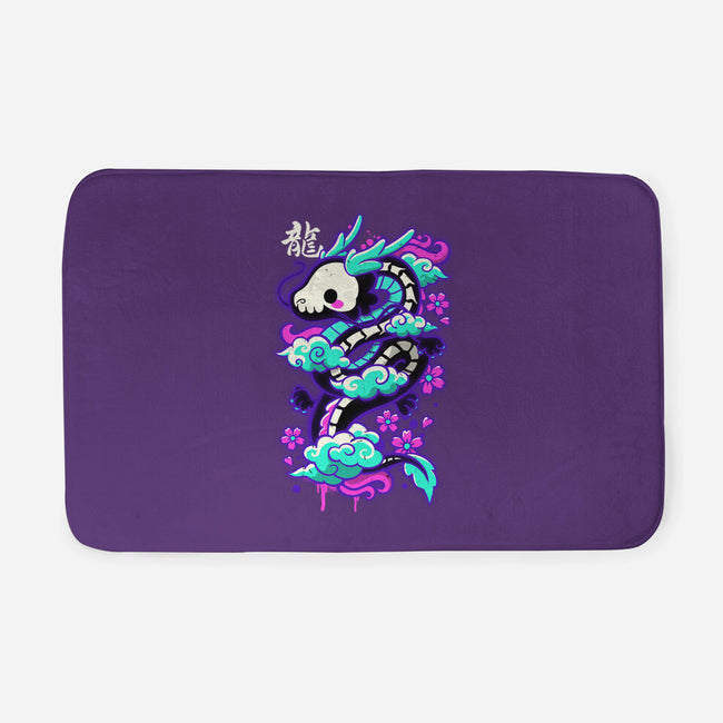 Cyber Ghost Dragon-none memory foam bath mat-NemiMakeit