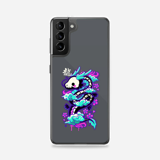 Cyber Ghost Dragon-samsung snap phone case-NemiMakeit