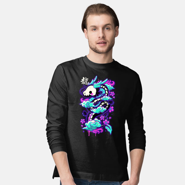Cyber Ghost Dragon-mens long sleeved tee-NemiMakeit