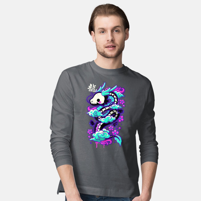 Cyber Ghost Dragon-mens long sleeved tee-NemiMakeit