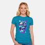 Cyber Ghost Dragon-womens fitted tee-NemiMakeit