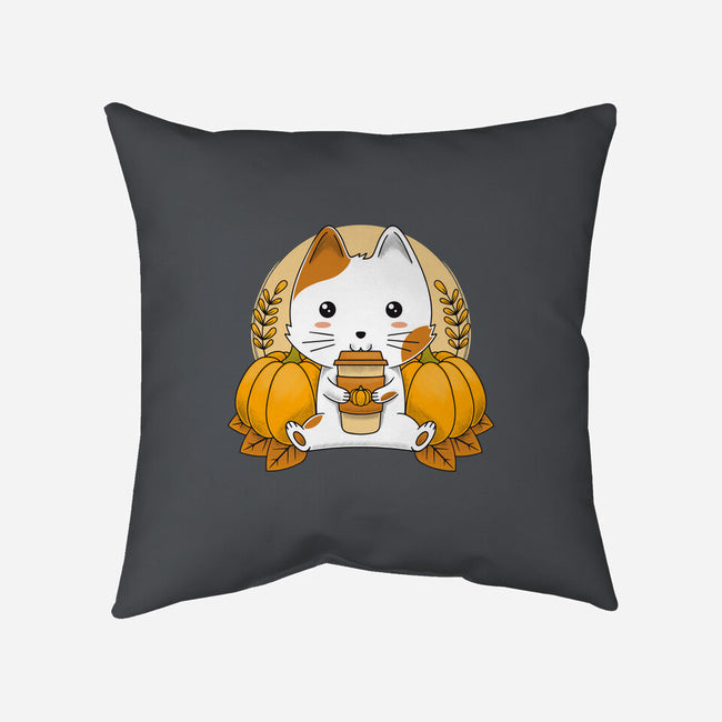 Cautumn Lover-none removable cover w insert throw pillow-Alundrart