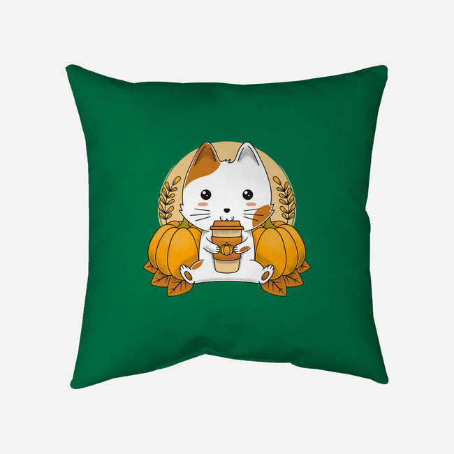 Cautumn Lover-none removable cover w insert throw pillow-Alundrart