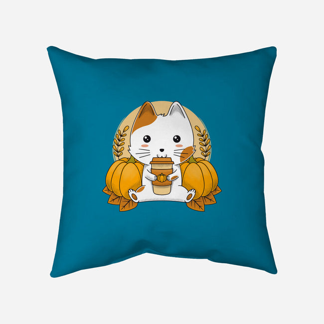 Cautumn Lover-none removable cover w insert throw pillow-Alundrart