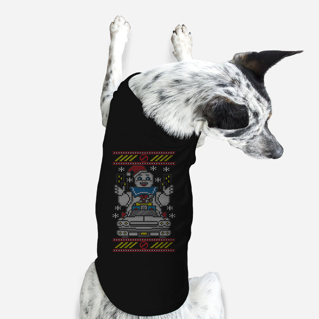 Merry Ghostmas-dog basic pet tank-jrberger