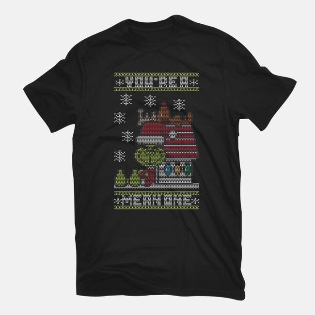 You're A Mean One-youth basic tee-jrberger