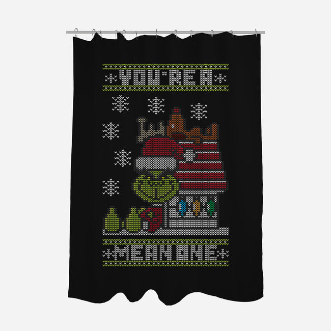 You're A Mean One-none polyester shower curtain-jrberger