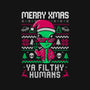 Alien Christmas-youth pullover sweatshirt-eduely