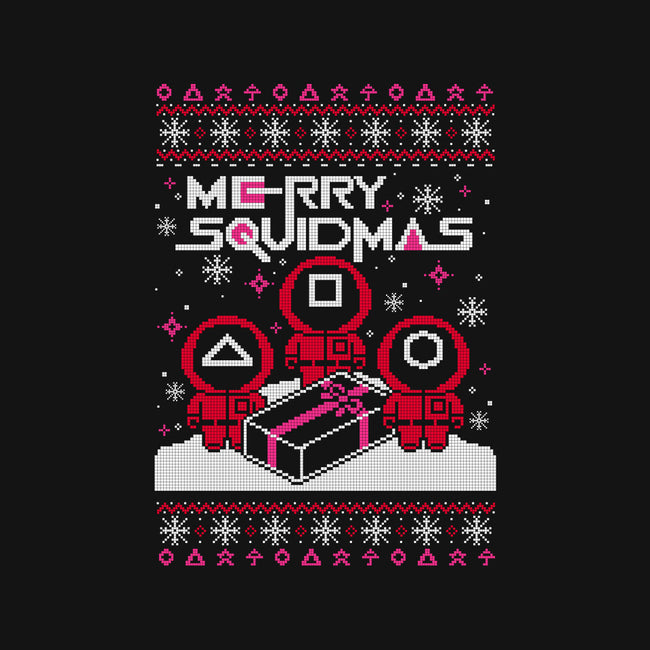 Merry Squidmas-none glossy sticker-NemiMakeit